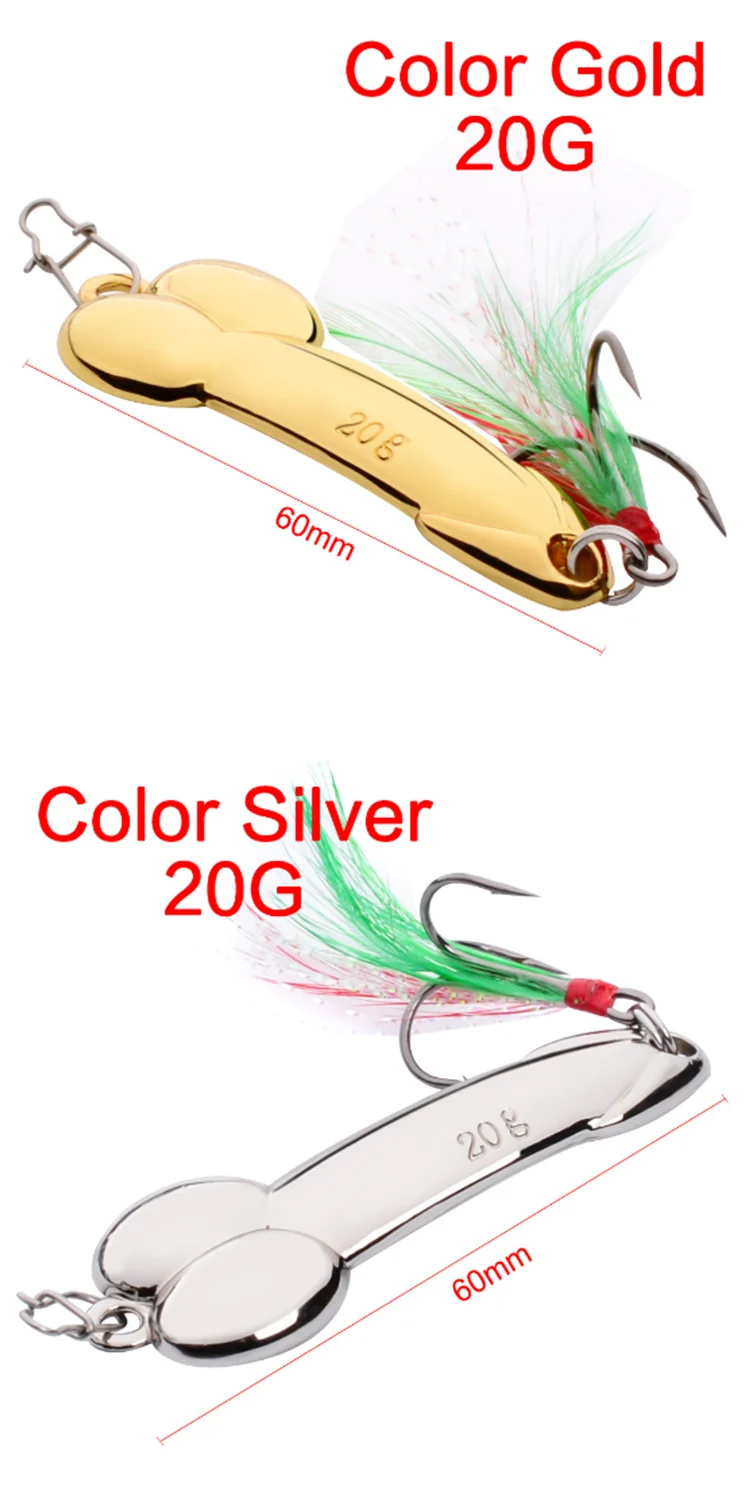 Custom Titanium Spinnerbait Wire Fishing Spoon Lure 5.3cm 15g Fishing