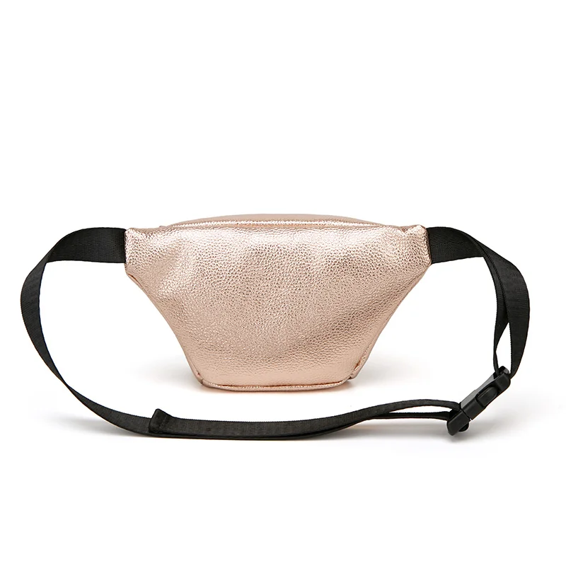 Casual Waist Bag for Women Alligator Leather Fanny Pack Phone Pouch Chest Packs Ladies Wide Strap Belt Bag Female Crossbody Flap