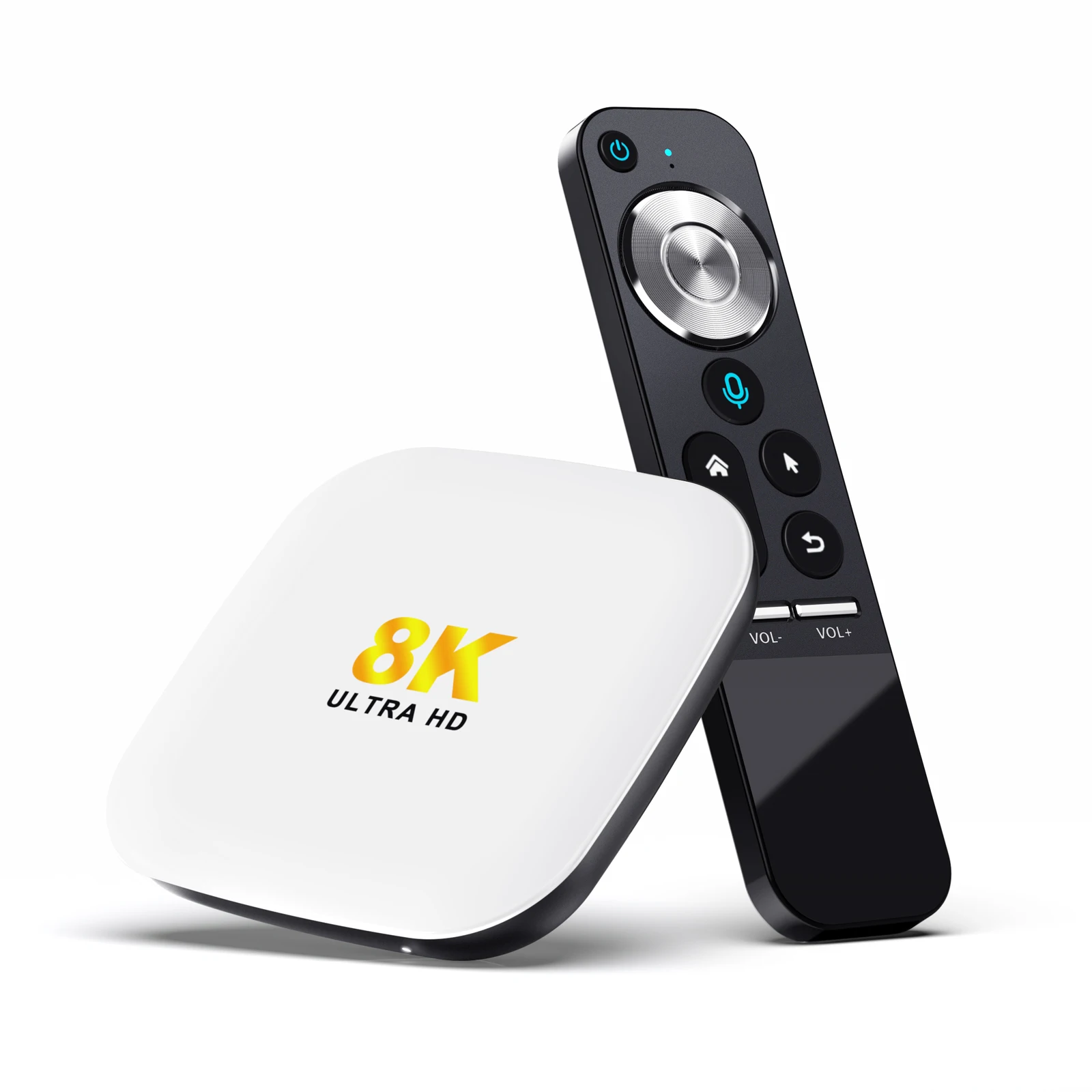 Side-by-side comparison showing decoder size, port layout, and remote control ergonomics