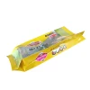 Tea aluminum foil middle sealing pouches/Side gusset aluminum foil packaging bags for frozen dumplings