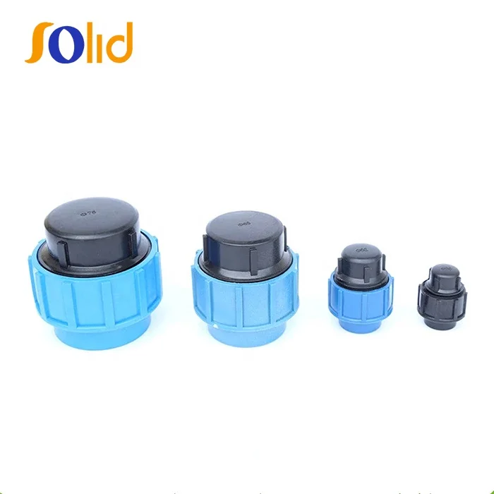 irrigation and agriculture Quick Connect Blue PP Compression End Cap Fittings