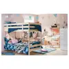Newest Pine Wood Double bunk bed Kids bed with ladder for wholesale