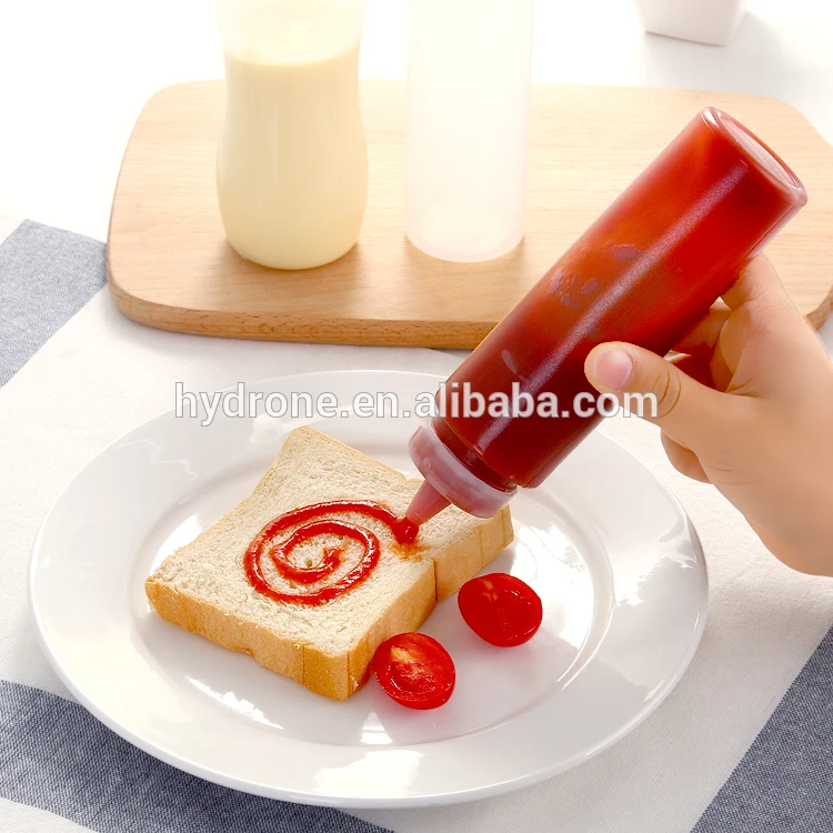 Clear Plastic Squeeze Sauce Bottle With Shrink Wrapping Buy Plastic