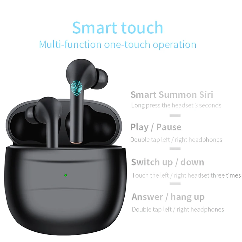 2020 Nuevos Auriculares inalámbricos Bluetooth Touch Control 2020 Nuevos Auriculares inalámbricos Bluetooth Touch Control