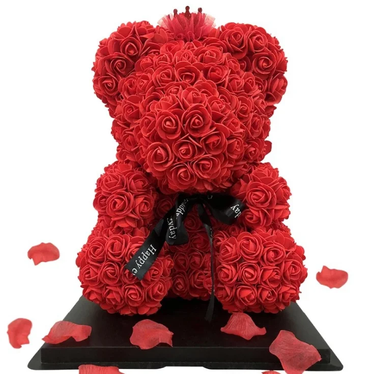 teddy bear shaped roses