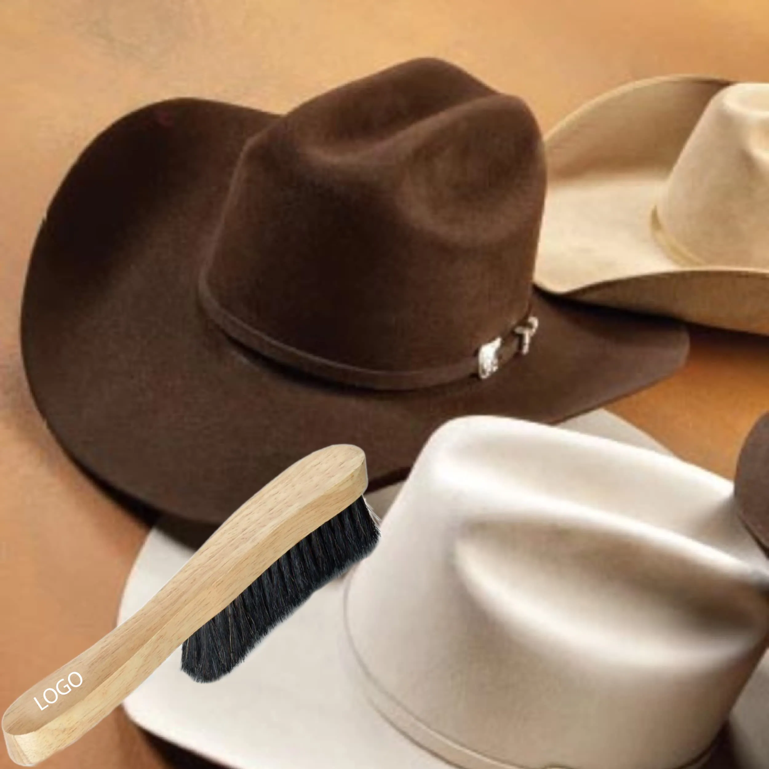 Custom Hat Brush Baseball Hat Western Cowboy Hat Cleaner Lint Remover