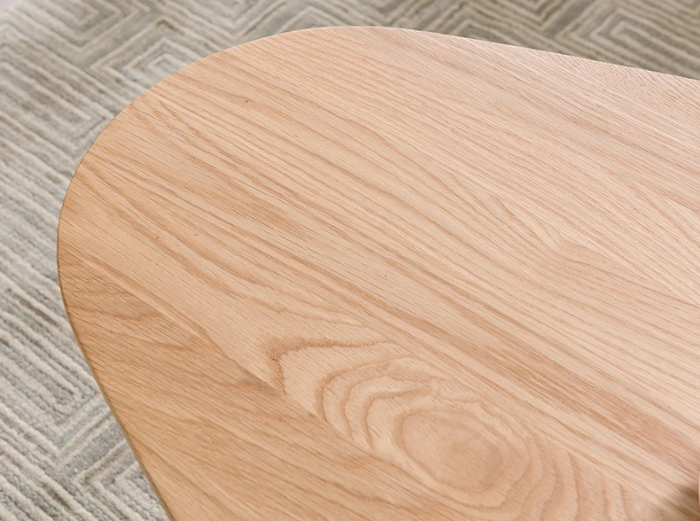product-living room furniture design tea table in the shape of water drop wooden tea tablemodern cof-3
