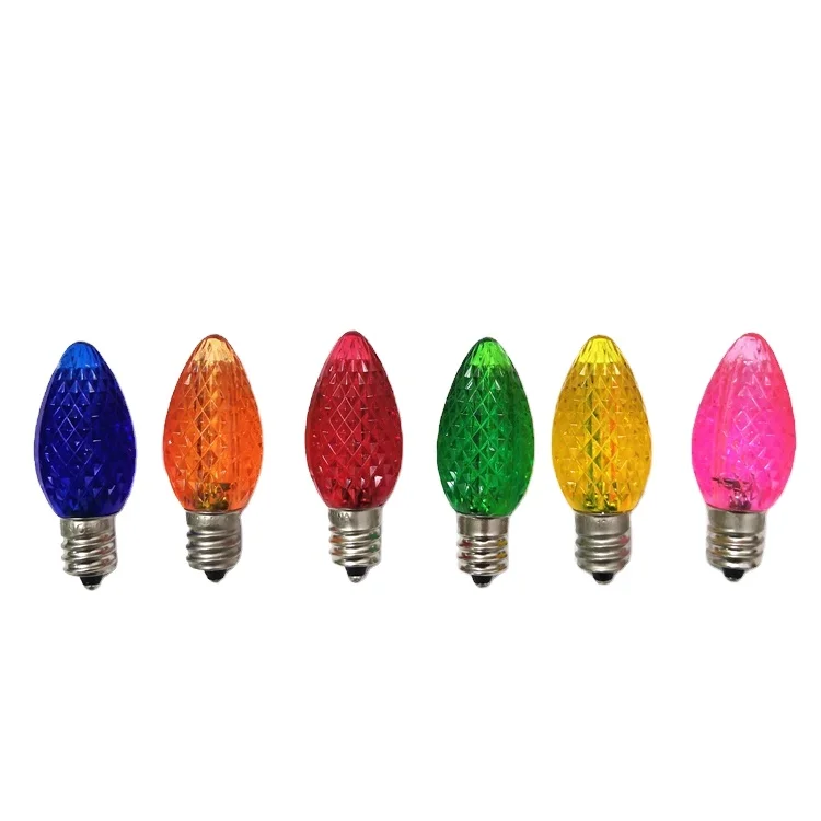 Best Seller Holiday Lighting Display LED Christmas Lights C7 Replacement Bulbs for Interior Decorating
