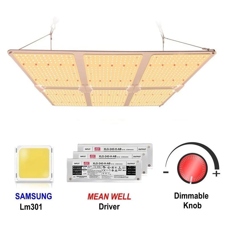 full spectrum qb board grow light Meanwell 660W lm301 led grow light for aquaponics growing systems farmer