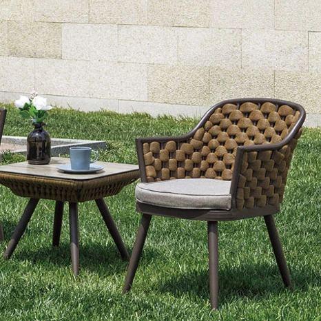 3 piece rattan cube set