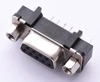 D-sub 9 15 25 26 37 44 pin dual d sub vga dvi male female pcb connector VGA Vertical 9 female Rivet