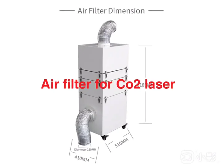 Air Filter For Laser Cutting Machine,Laser Engraver Fume Extractor With