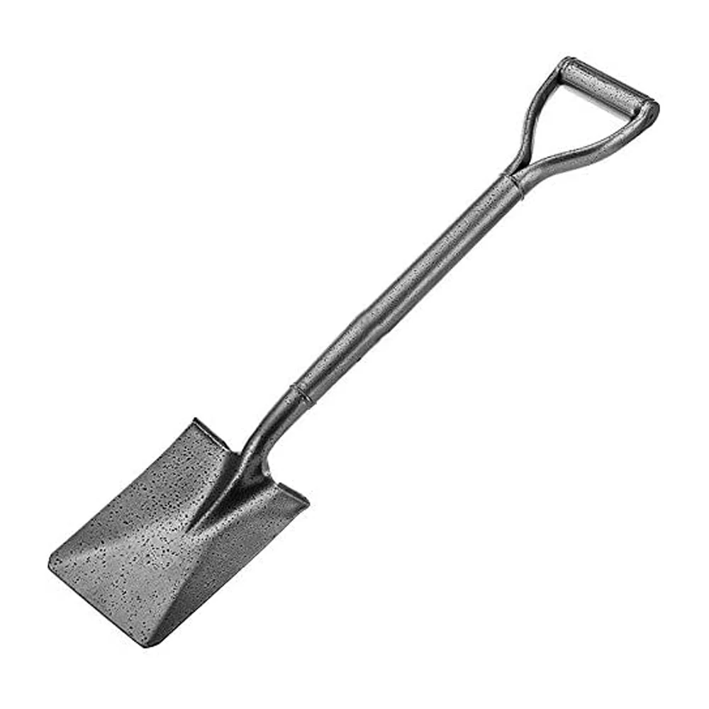 Garden D Handle All Metal Straight Spade Shovel Digging Spade Square