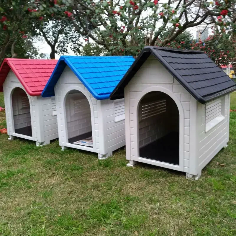 Luxury Modern Plastic Big Cheap Dog Houses Outdoor Large Dog House Pet