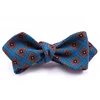 Mens Casual Fashion New Design Handmade Pure Silk Diamond Or Butterfly Shape Adjustable Bowtie Custom Printed Bow Tie
