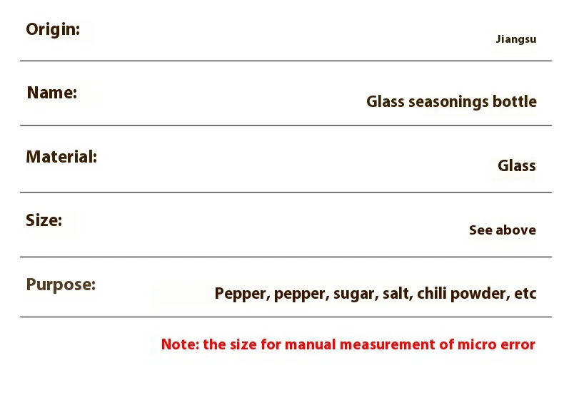 product wholesale 3oz modern design stainless steel glass spice jars 100ml seasoning bottle jars boxed kitchenware-2