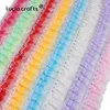 R0706 Flower Sequin Embroidered Lace Trim Ribbons Fabric DIY Crafts Sewing Garment Decoration Materials