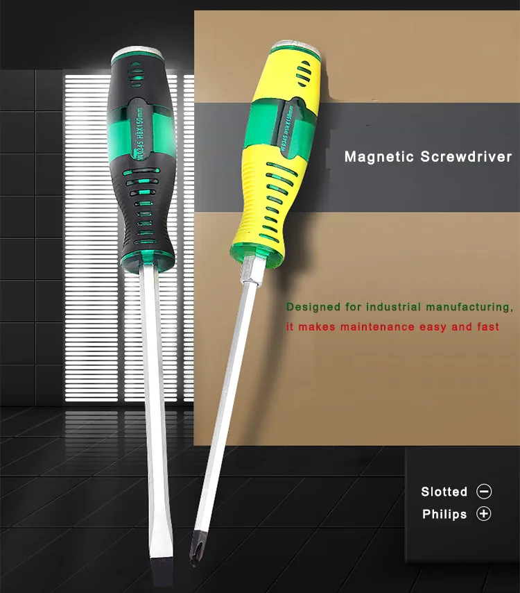 Magnet Slotted and Phillips Go Through Screwdriver Torque Screw Driver