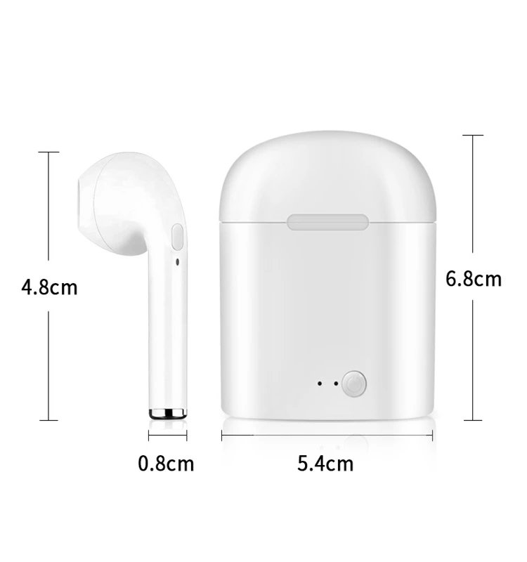 2019 For Apple Air TWS i7 i7s TWS Pods Mini Wireless Bluetooth Earbuds Earbud Earphones Earphone & Headphone Headphones - ANKUX.COM