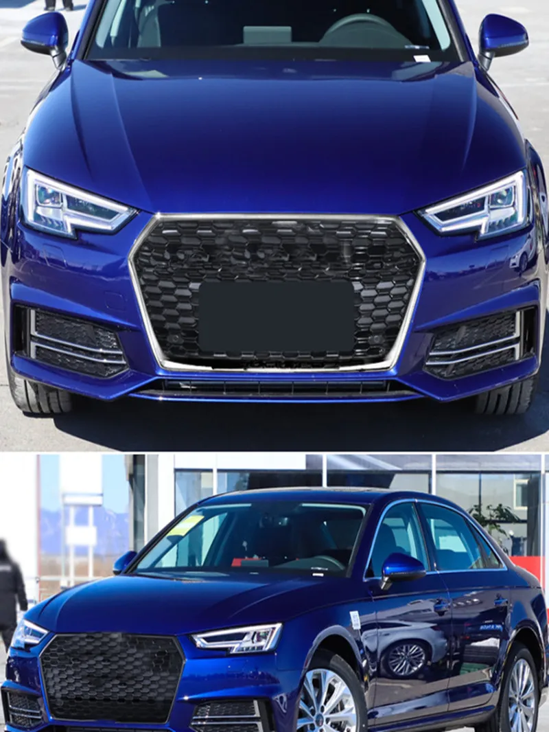 Chrome Front Grille Rs3 Type Racing Grill For Audi A3 2014