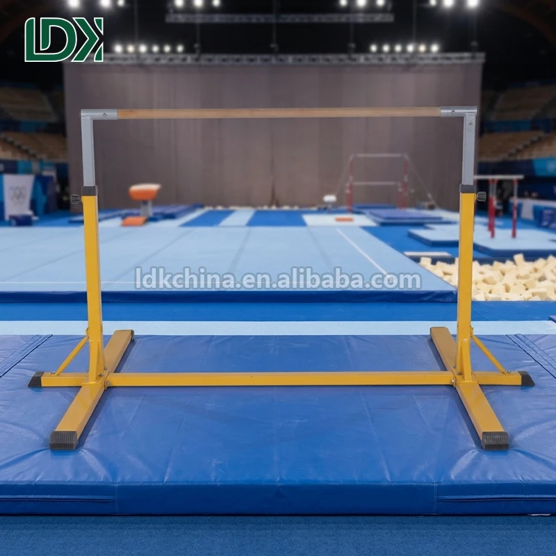Professional Gymnastics Kids Horizontal Bar for Home Training and Adjustable Height Junior Horizontal Bar Set