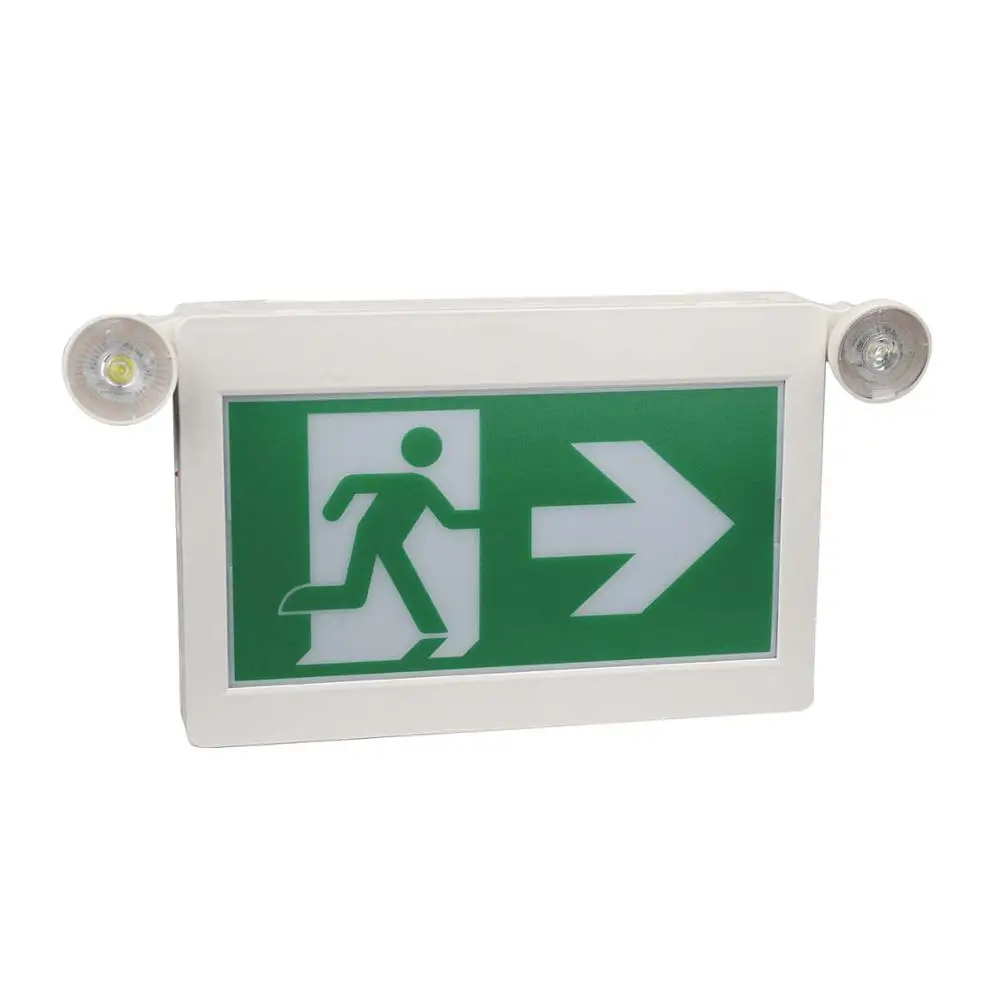 CR-7020 CSA Maintained Fire Emergency Led Running Man Exit Sign combo