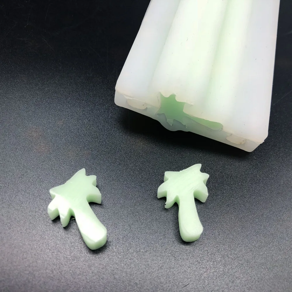 Amazon Hot Selling Long Silicone Tube Soap Mold Coconut Palm Tree Soap