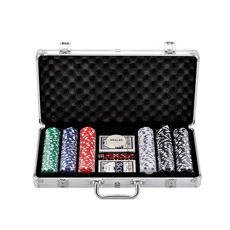 
Professional Manufacturer Customize Size Colors Aluminum hard Poker Chip case with Foam insert 