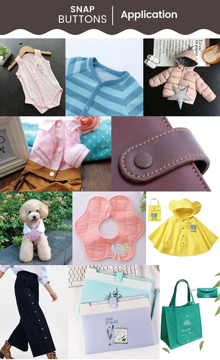 8color Resin Snap Buttons Children's Clothing Snap Button Installation Tool T5 Bibs Button Snap