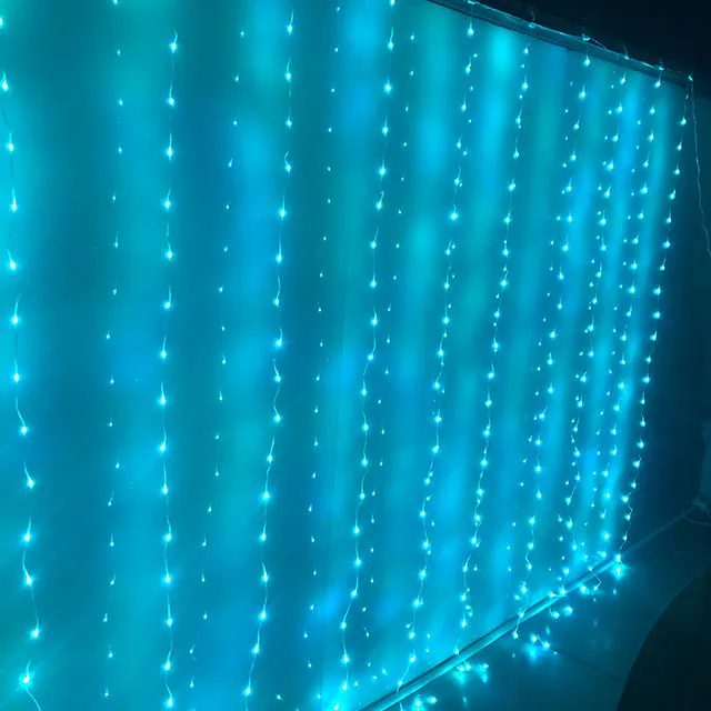 Hot Sale 3m*3m Multifunction Window series Curtain Light Led String Fairy Light For Christmas/Bedroom/Party/Wedding