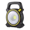 Outdoor Indoor Portable Plastic FloodLight USB Rechargeable Solar Camping Lantern Handheld 16SMD COB LED Work Light with Stand