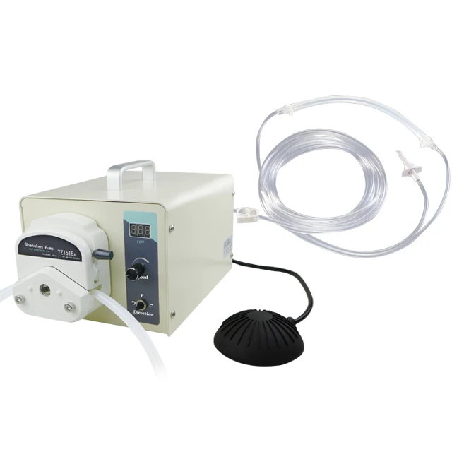 Shenchen squeeze tube peristaltic pump bt100m with silicone tubing