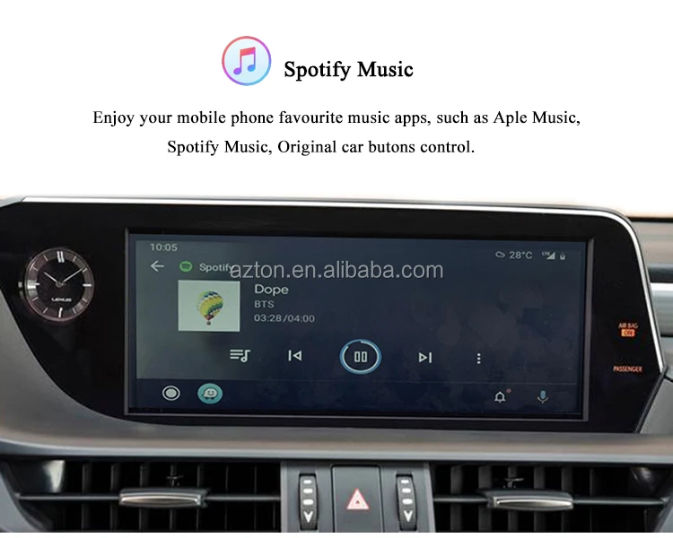Wifi Wireless Carplay Decoder Android Auto For Lexus Is250 Is400 Ix570