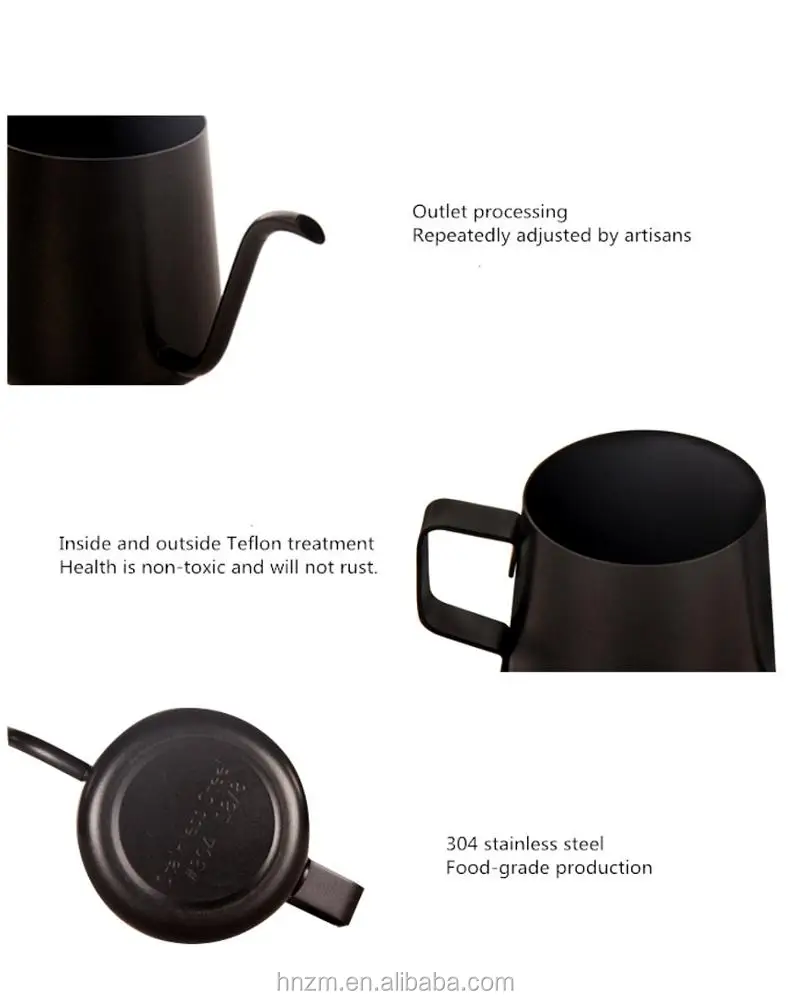 With Thermometer Teapot Drip Stainless Steel Gooseneck Coffee Kettle