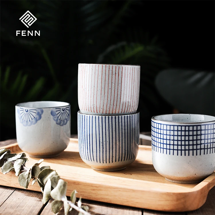 product fenn new fashion japanese style round shape 200ml handmade tea cups manufacturers vintage coffee cup ceramic wholesale for gift-65