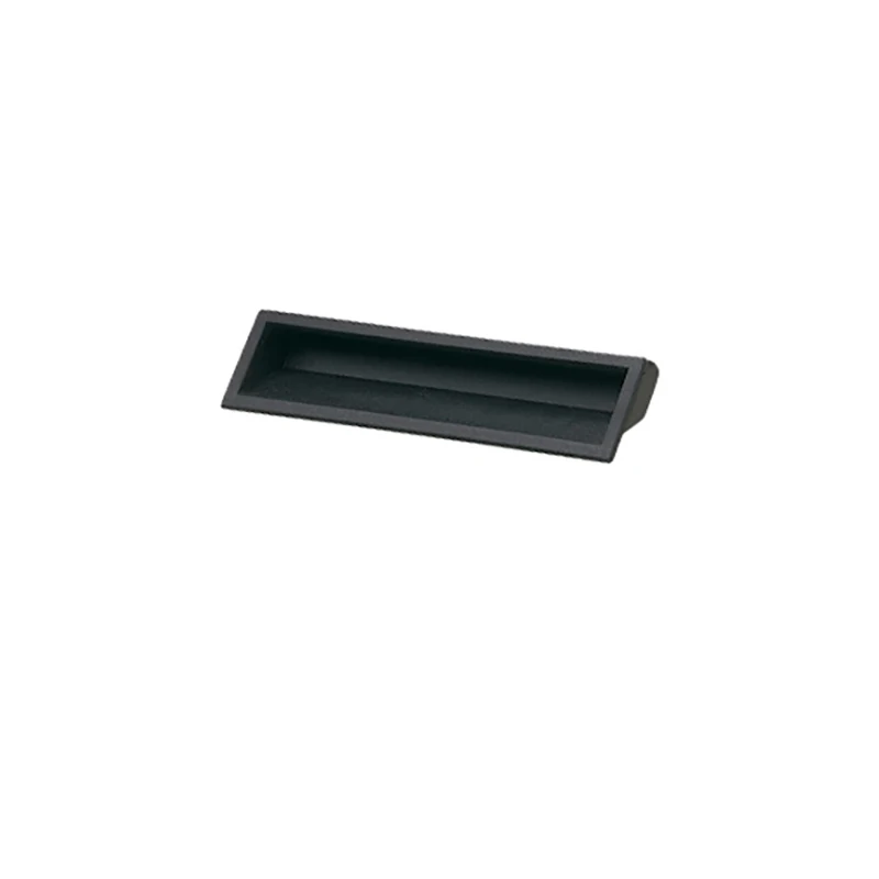 Xk6562 Black Recessed Flush Embedded Pull Filing Plastic