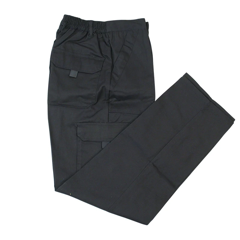 Men Outdoor Black 6 Pockets Military Working Cargo Pants - Buy Cargo ...
