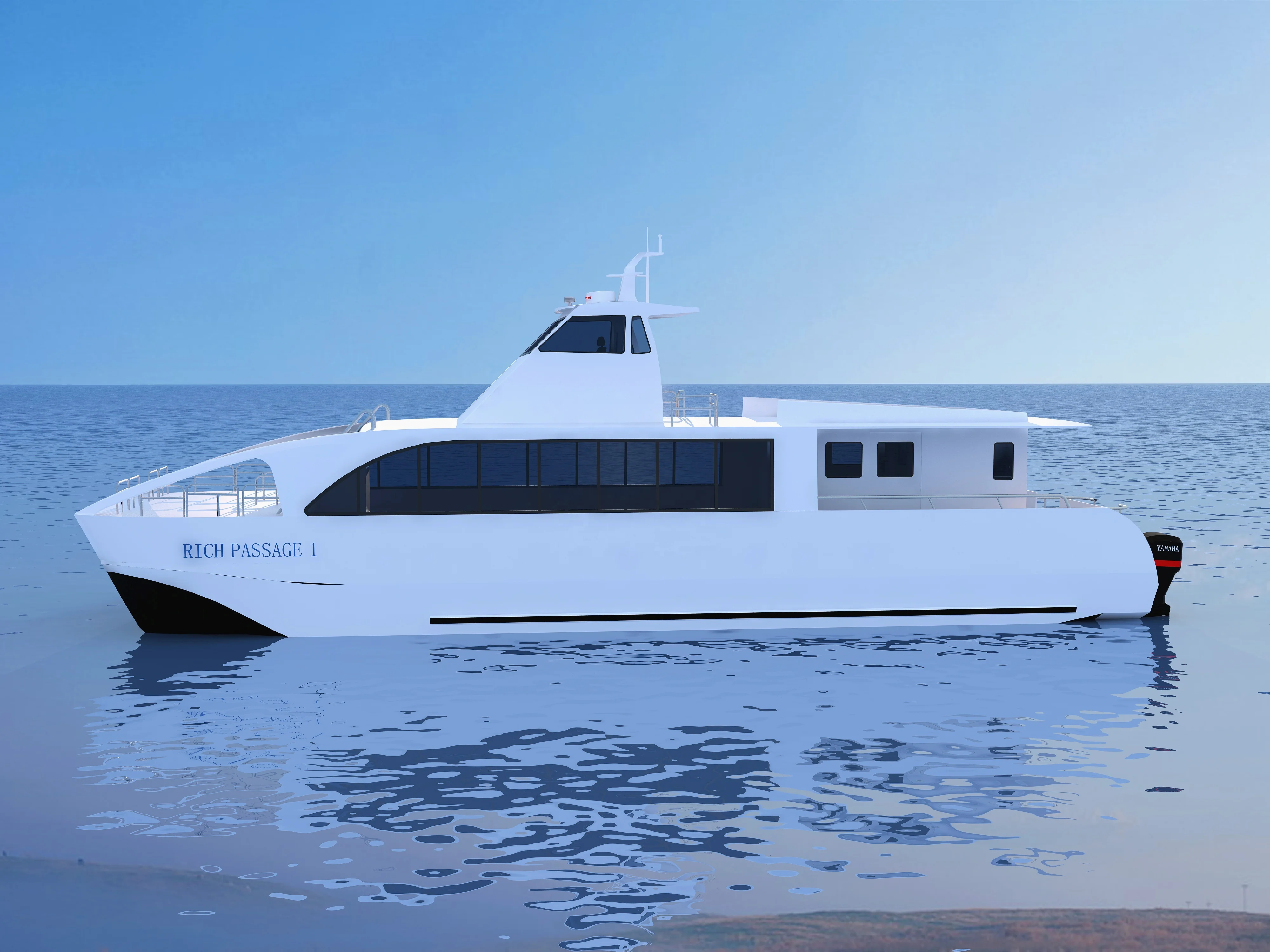 Catamaran Passenger Boat 100 Passengers Capacity Buy Aluminium Boat