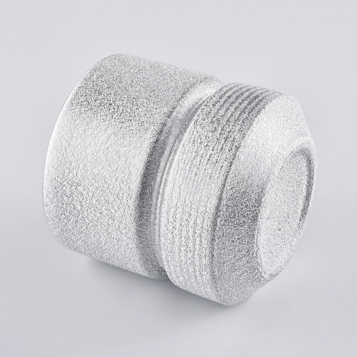 Silver Spray Ceramic Candle Holders 400ml
