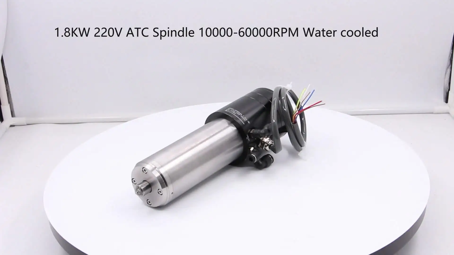 1.8kw Water Cooled Spindle with ATC - 220v, 10000-60000rpm