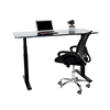2019 2 person execut computer desk best selling electric height adjustable table