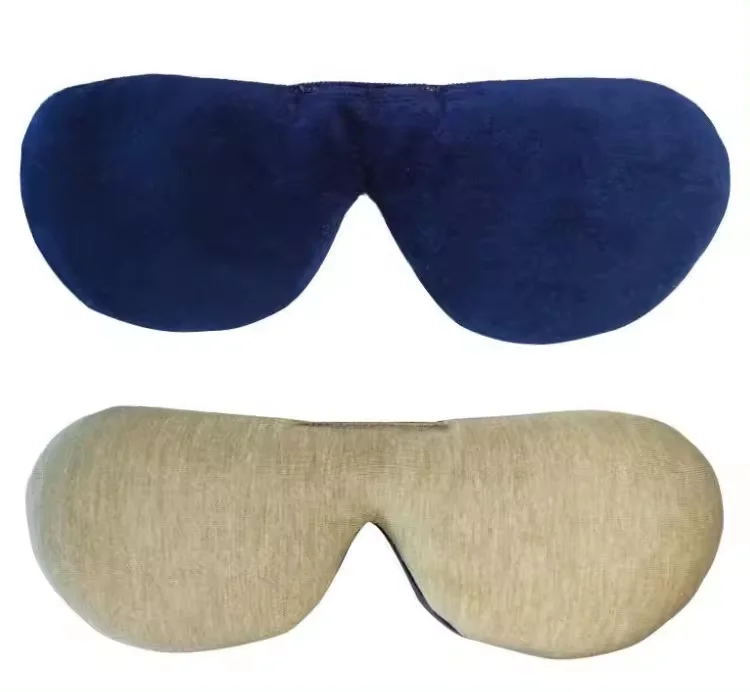 Microwave Weighted Blue Flaxseed Bean Bag Eye Pillow Eye Mask For Yoga