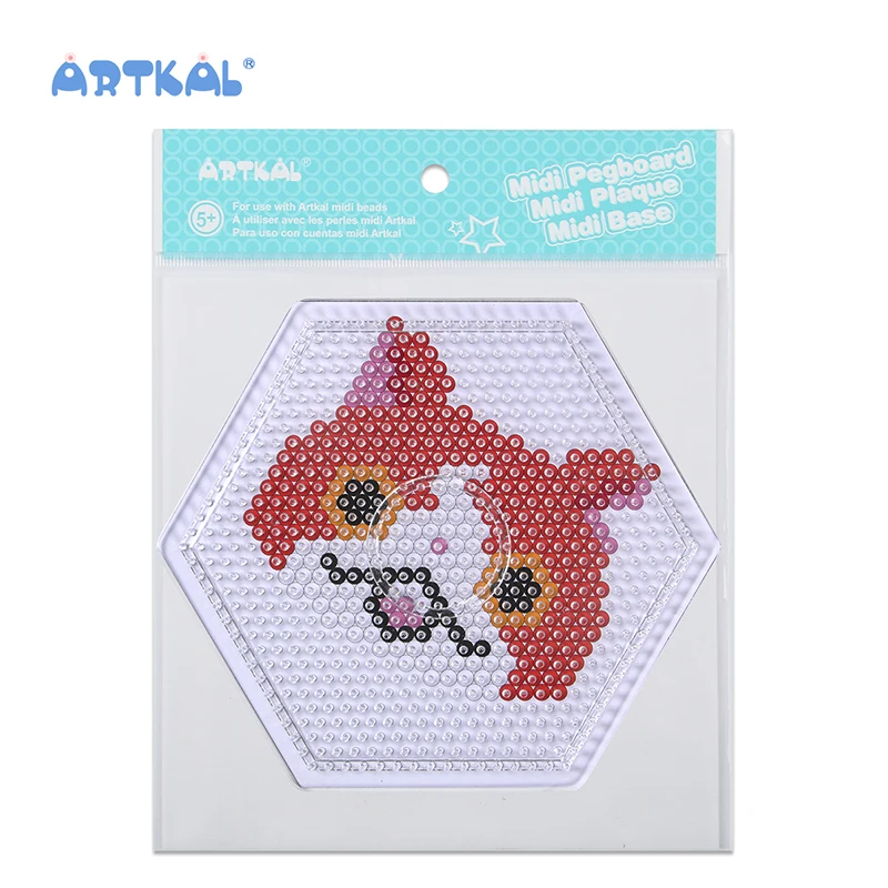 Artkal Beads 5mm Clear Large Heart Pegboards for Midi Perler Iron Beads  BP04-K – Official Artkal Store