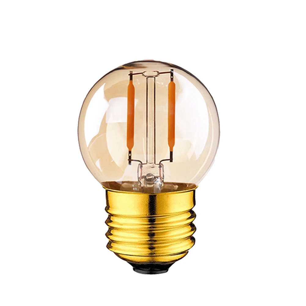 G40 110-240V E14 Lamp Base LED Light Glass Shell Pendant Chandelier Retro Vintage Style Hanging Lights Filament Bulbs