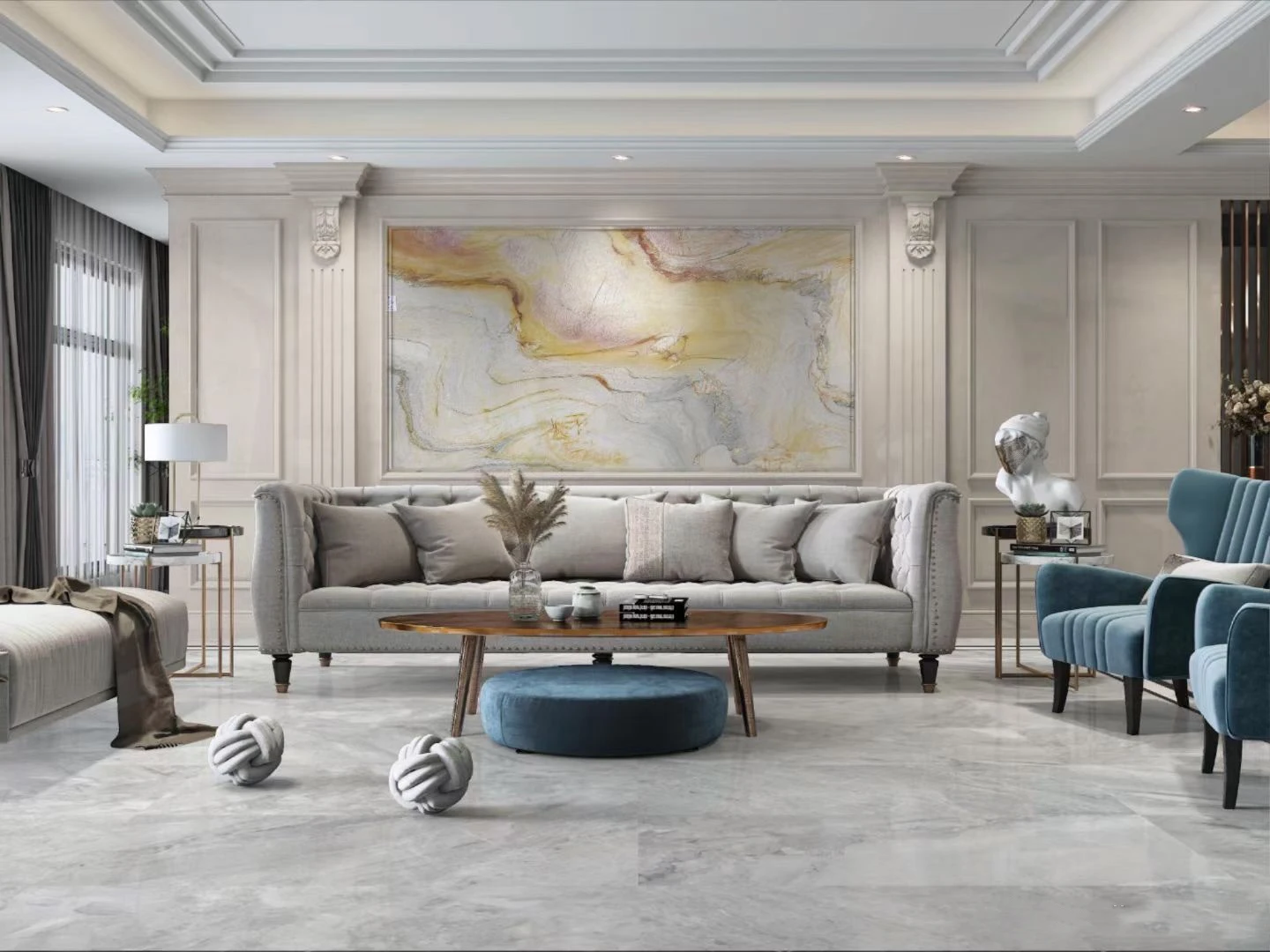 volcano fusion quartz slab wavy gold impression for countertop vanity top dinning table livingroom-4