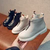 2019 Whosale Chidren's Boots Fashion Kids Girls Leather shoes With Zipper High Quality