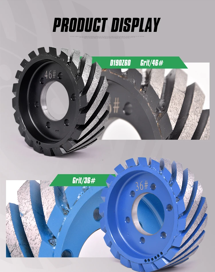 Wanlong Diamond Satellite Calibrating Wheels For Grinding Granite