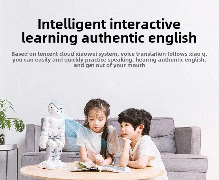 Smart Interactive Dancing Robot Children's Home Learning Educational Toy with Voice Chat Companion Service Equipment supplier