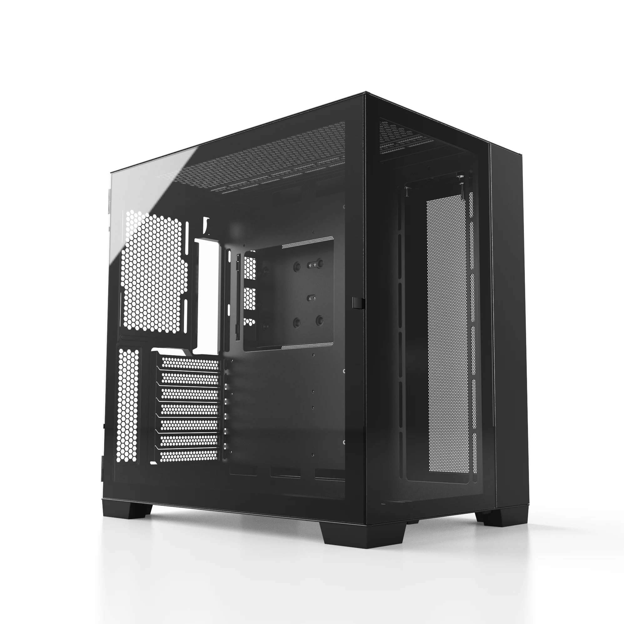 Sama 360mm Radiator Computer Cases Towers Double Sided Glass Gaming ...