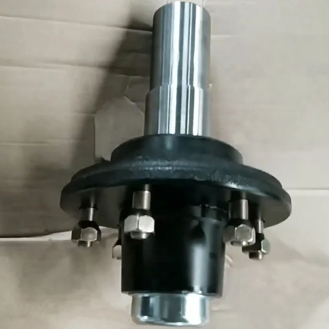 Electric Axle Stub Axle Drum Brake For Camping Trailer 1500kg Trailer